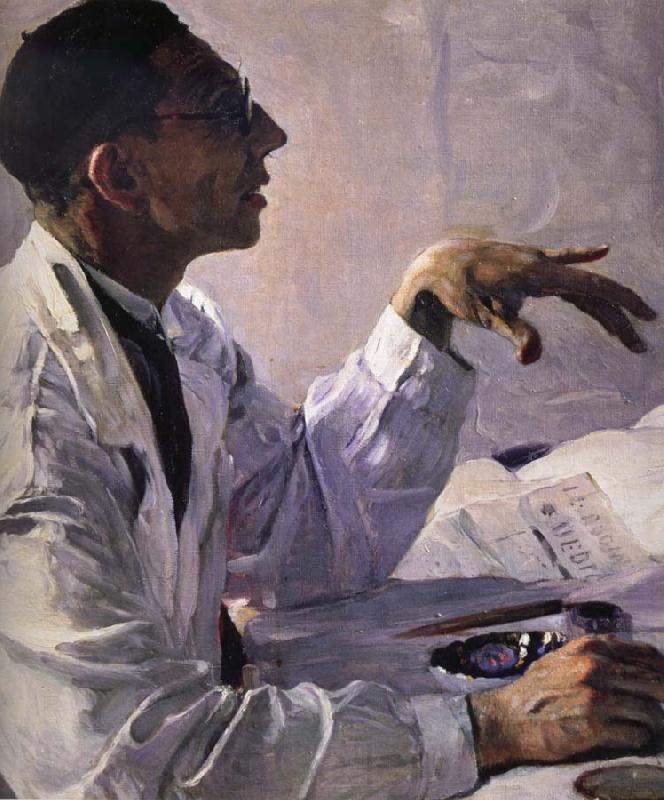 Nesterov Nikolai Stepanovich The Surgeon Doc. Norge oil painting art
